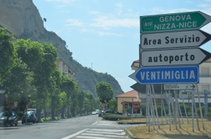 The tourist town of Ventimiglia makes the news globally as refugees camp on its beach. 