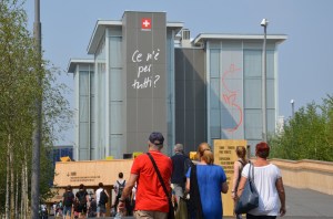 The Swiss Pavilion at the World EXPO in Milano, Italy - is there enough for all?